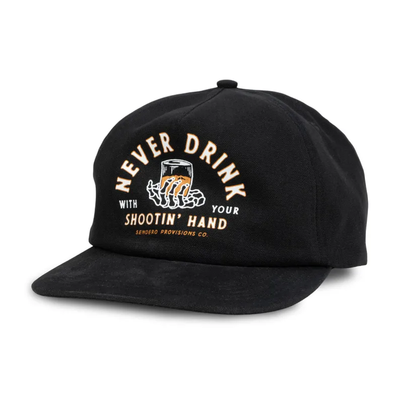 Sendero Shootin Hand Hat - Black sold by CCS