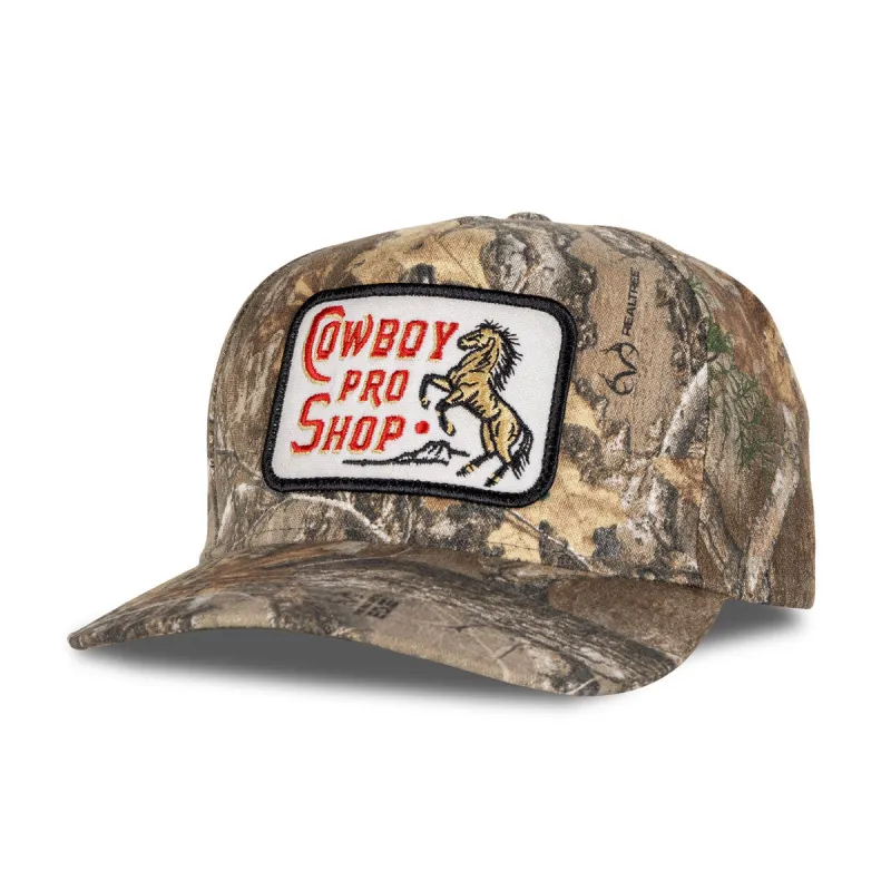 Sendero Cowboy Pro Shop Hat - Real Tree Edge Camo sold by CCS