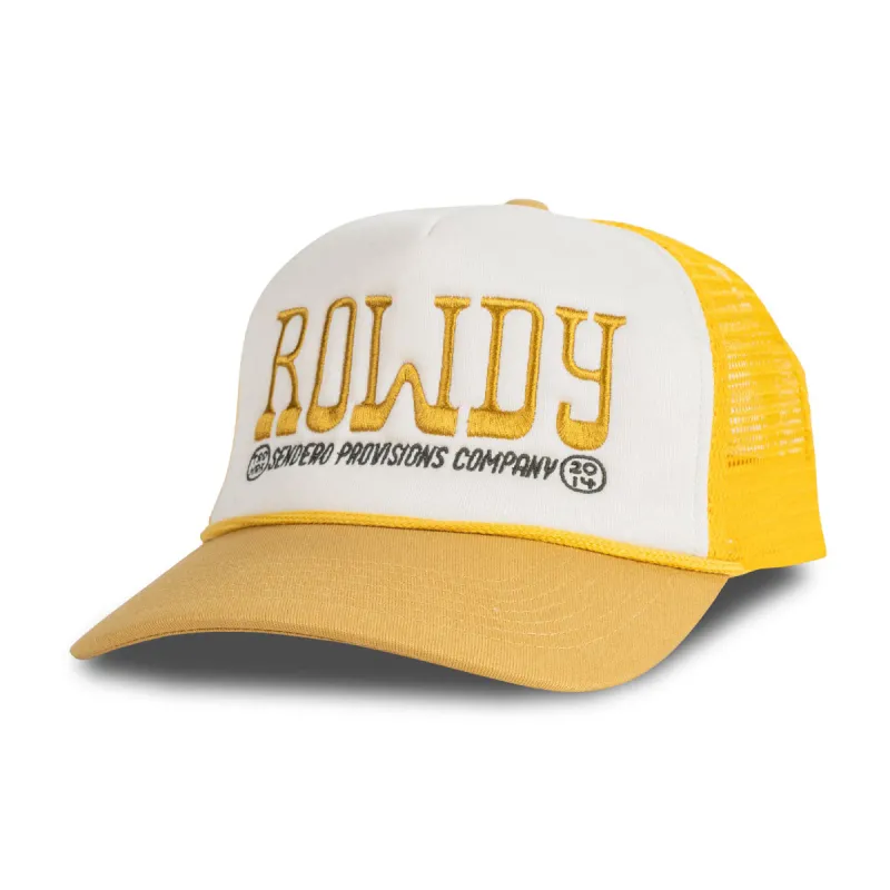 Sendero Rowdy Hat - White sold by CCS