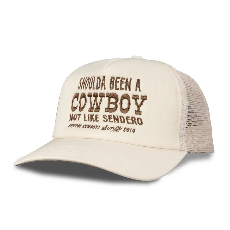 Sendero Shoulda Been A Cowboy Hat - Cream sold by CCS