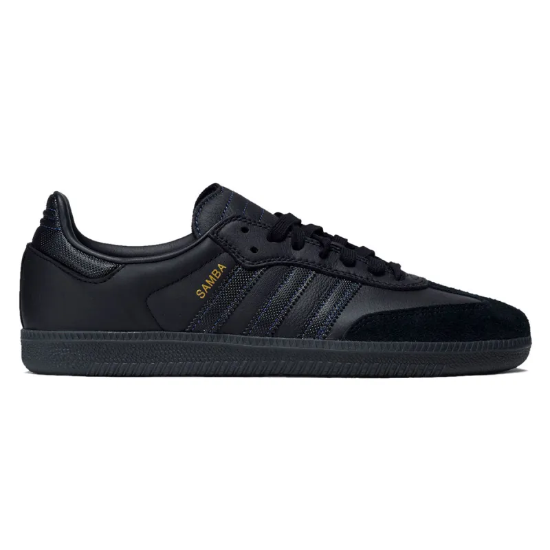 Adidas Samba ADV Shoes - Core Black/Core Black/Royal Blue sold by CCS