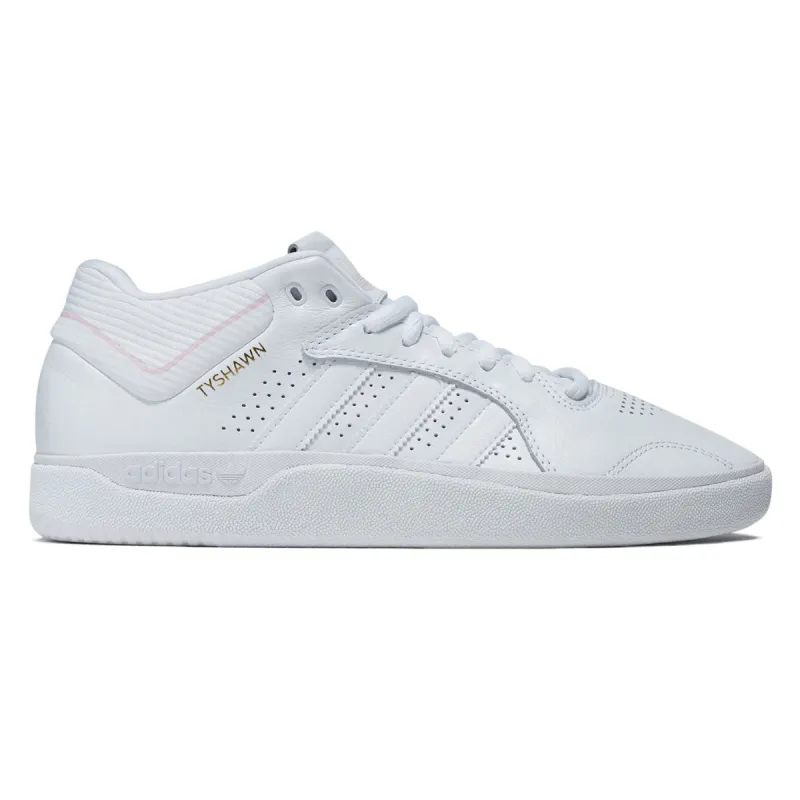 Adidas Tyshawn Shoes - Ftwr White/Ftwr White/Clear Pink made by Adidas