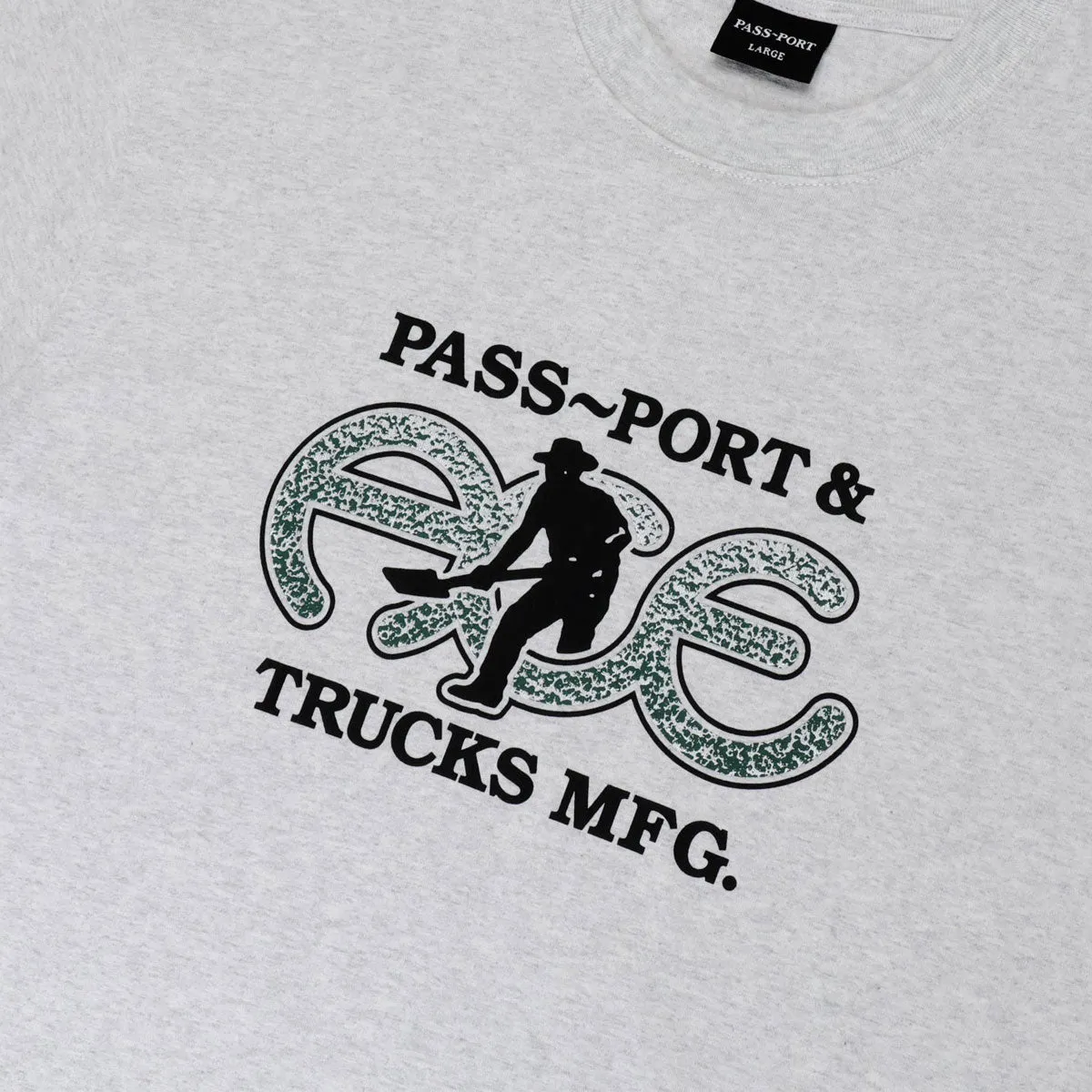 Ace x Passport Hammertone T-Shirt - Ash sold by CCS product image thumbnail 2
