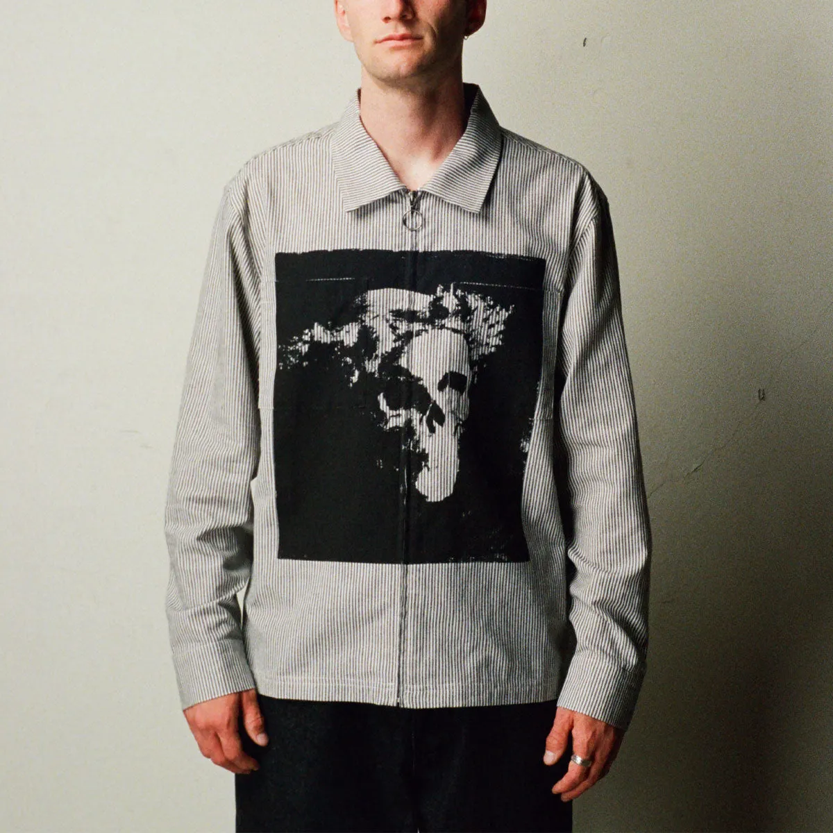 Welcome Crowned Long Sleeve Oxford Shirt - Black sold by CCS product image thumbnail 4