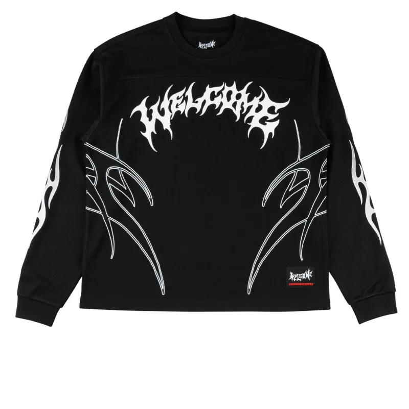 Welcome Scrub Long Sleeve Racing Jersey - Black sold by CCS