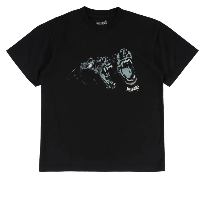 Welcome Woof T-Shirt - Black sold by CCS