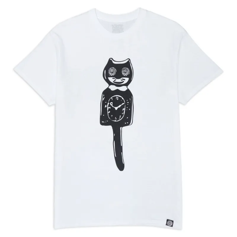 Portal Dimension Cat Clock T-Shirt - White made by CCS