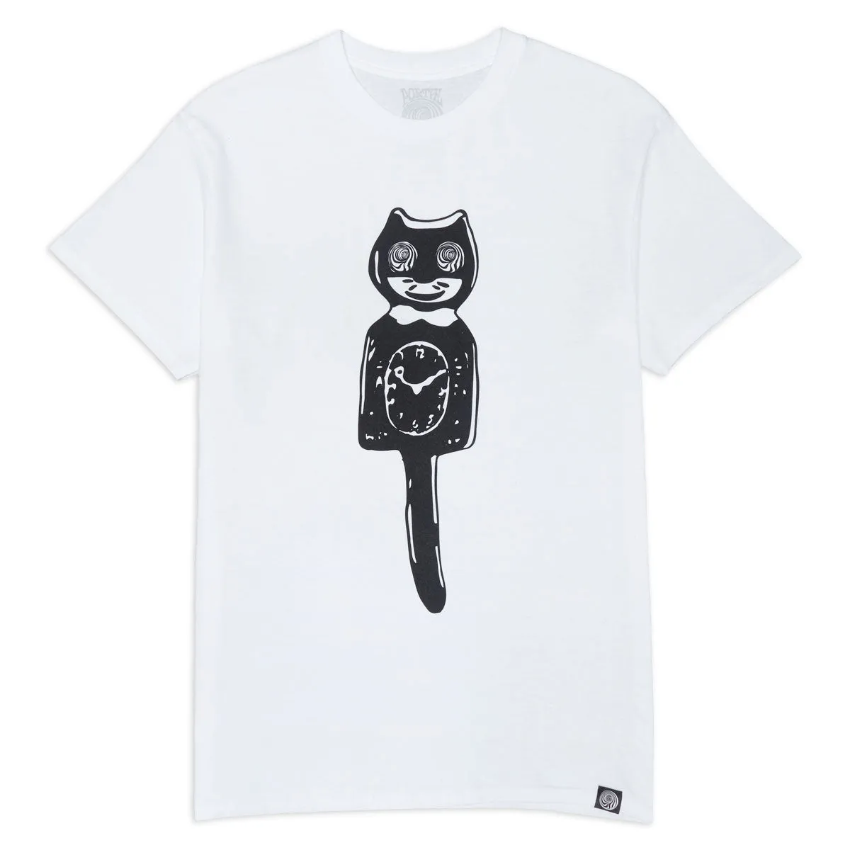 Portal Dimension Cat Clock T-Shirt - White sold by CCS