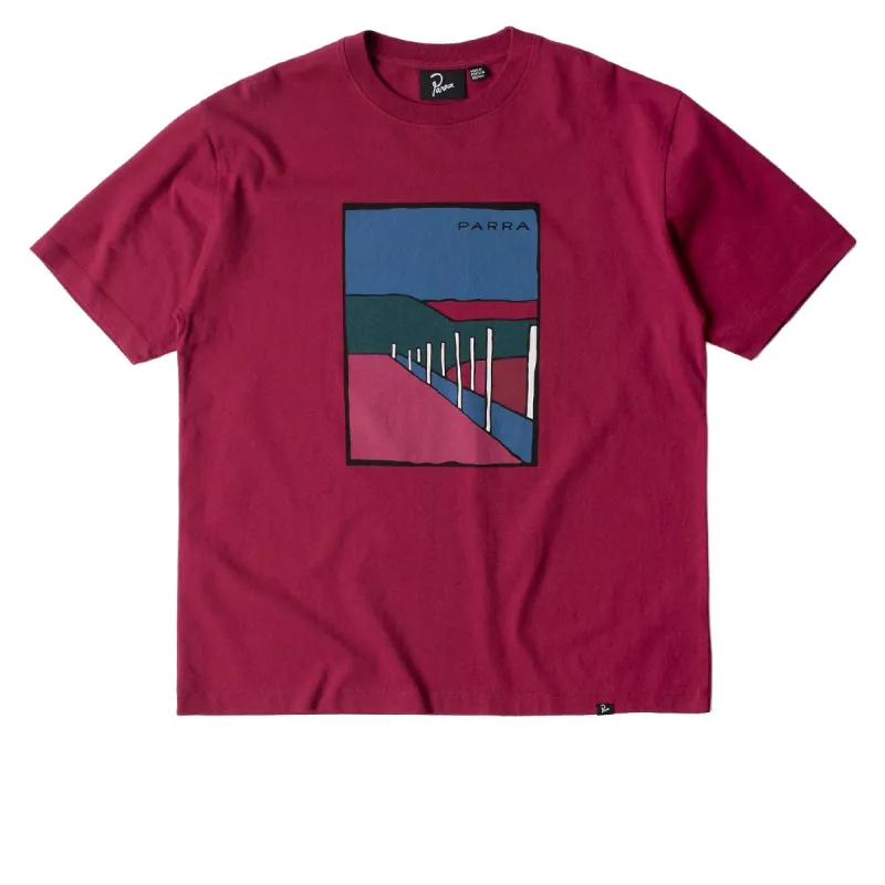 By Parra Beach Parking T-Shirt - Raspberry sold by CCS