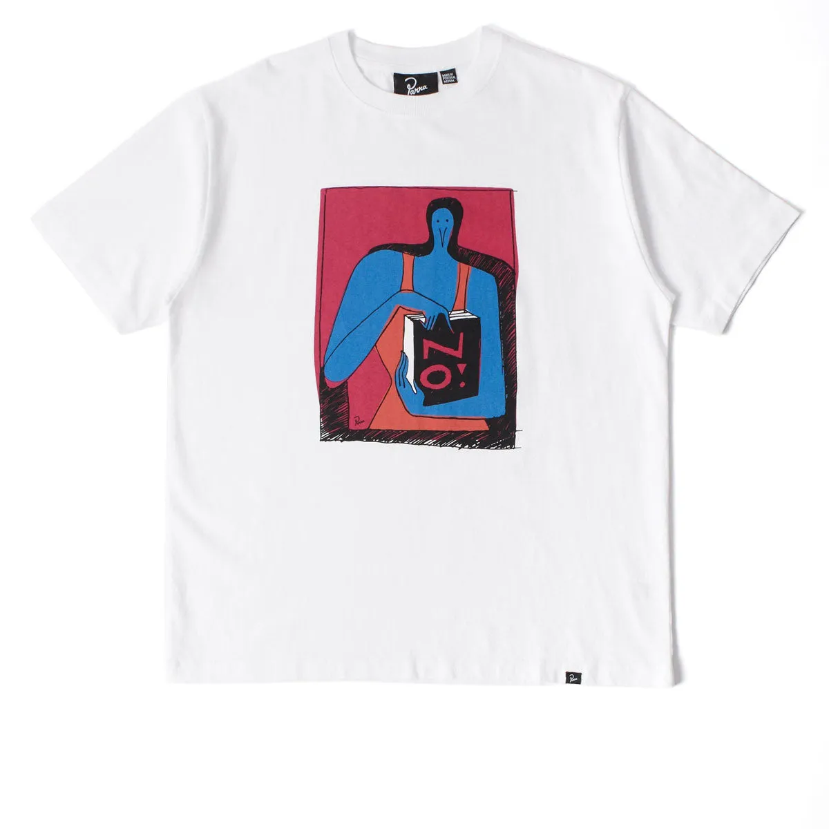 By Parra No Books T-Shirt - White sold by CCS