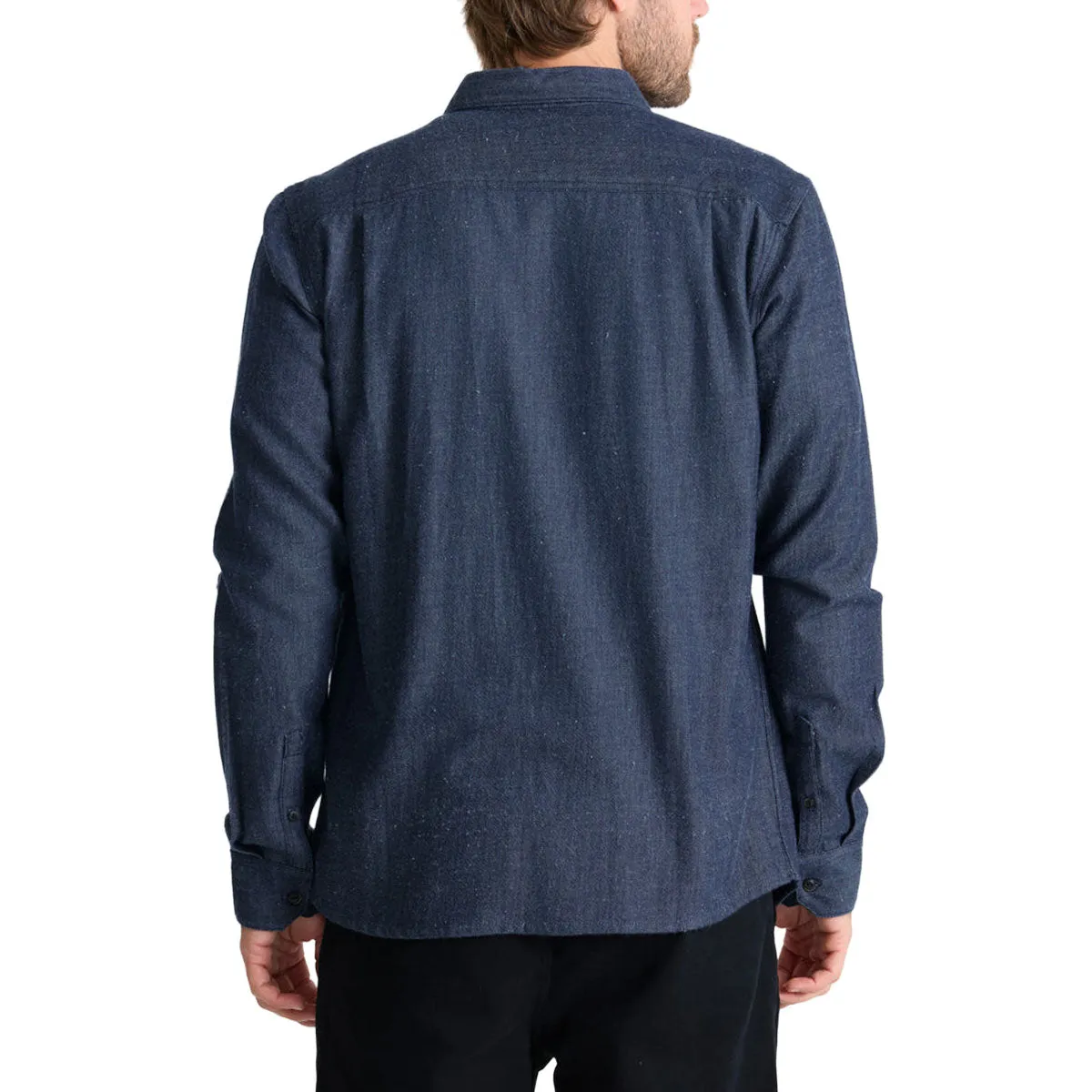 Roark Scholar Chambray Long Sleeve Shirt - Mid Indigo sold by CCS product image thumbnail 2