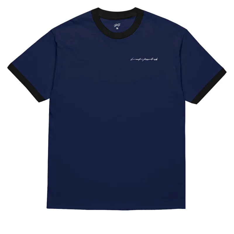Last Resort AB Signature Ringer T-Shirt - Dark Navy made by CCS