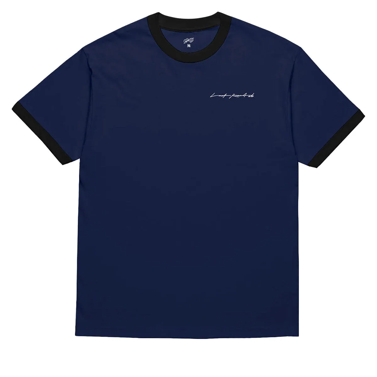 Last Resort AB Signature Ringer T-Shirt - Dark Navy sold by CCS