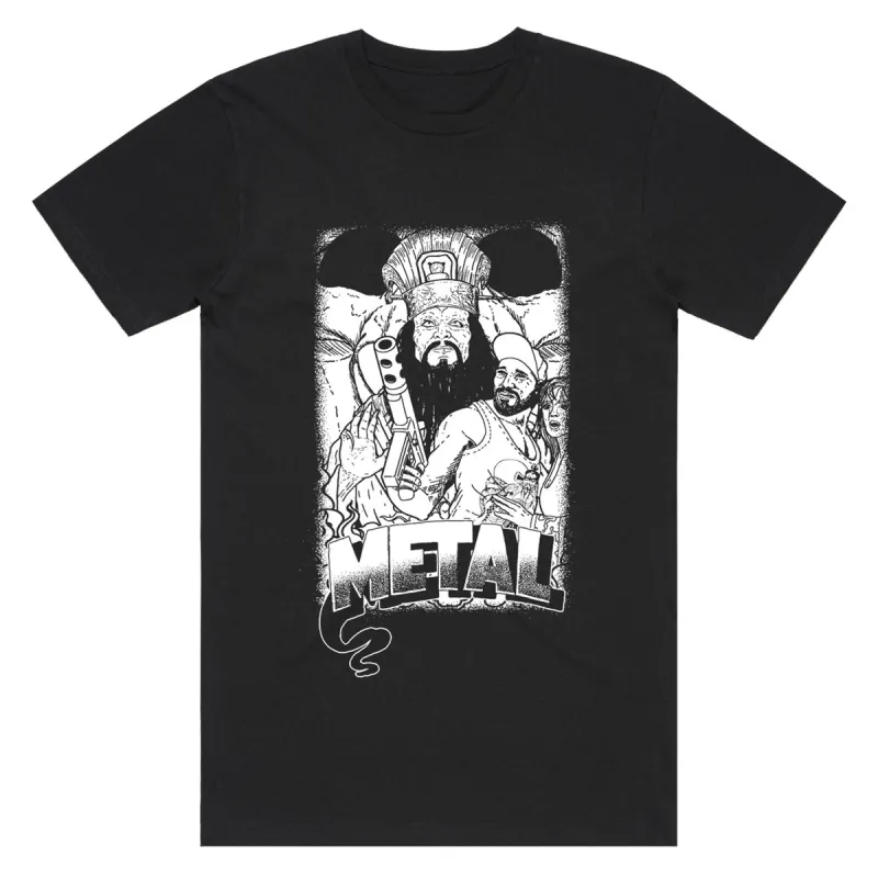 Metal Big Trouble T-Shirt - Black made by CCS