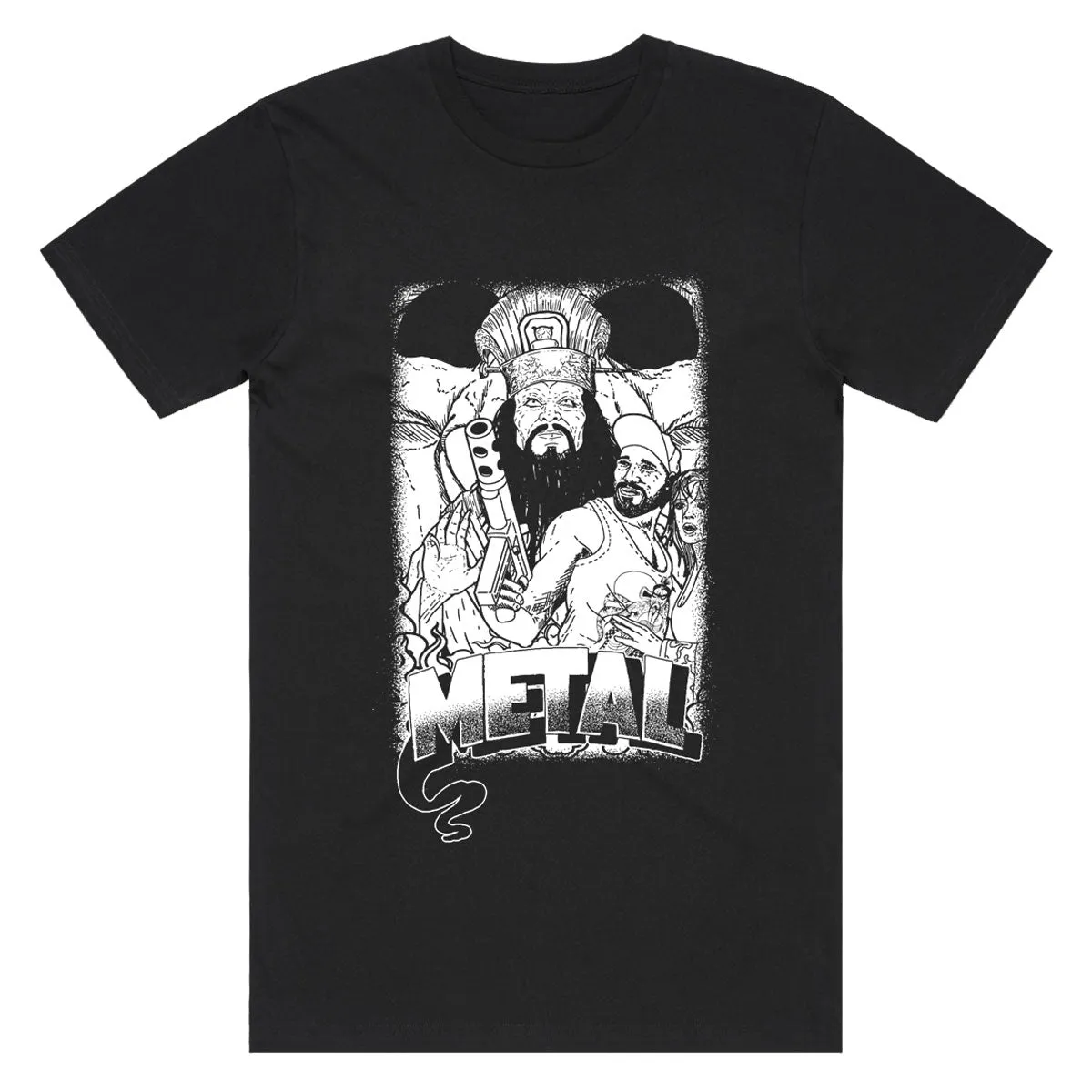 Metal Big Trouble T-Shirt - Black sold by CCS