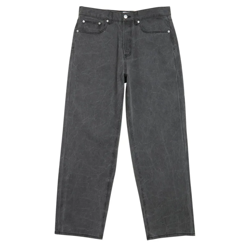 Obey Classic Wrinkle Baggy Denim Jeans - Black Wrinkle Wash sold by CCS