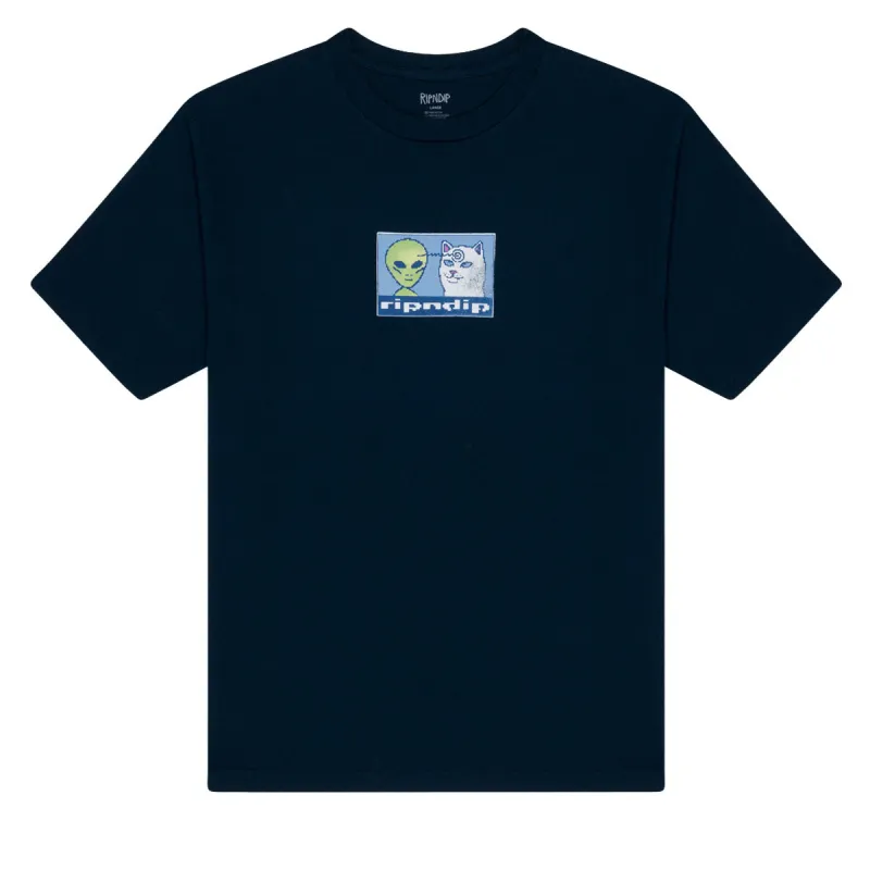 RIPNDIP Brain Power T-Shirt - Navy sold by CCS