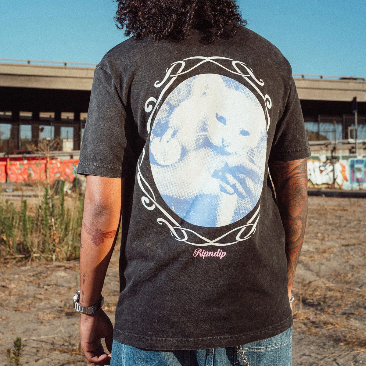 RIPNDIP Memories T-Shirt - Black Vintage Wash sold by CCS product image thumbnail 3