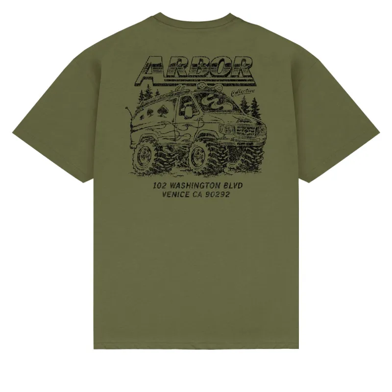 Arbor Vannin T-Shirt - Army made by Arbor