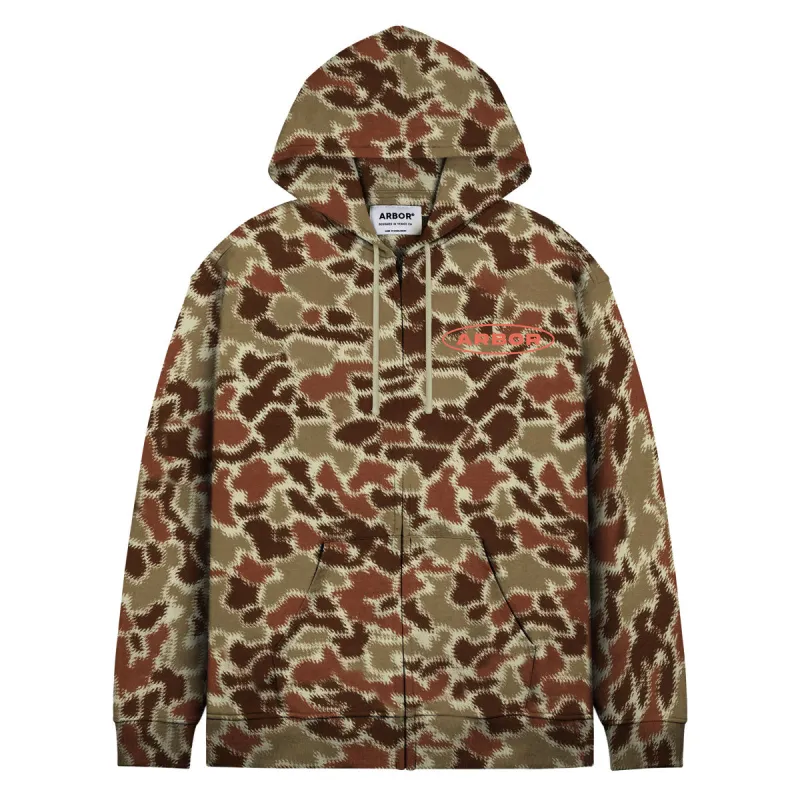 Arbor Craft Zip Up Hoodie - Ripple Camo sold by CCS