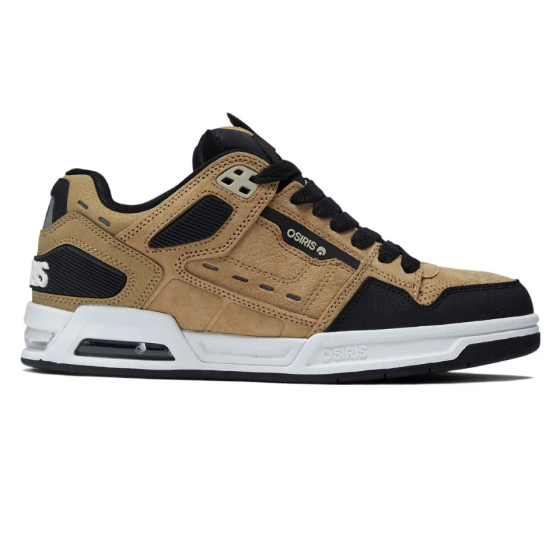 Osiris Peril Shoes - Tan/Black/White sold by CCS