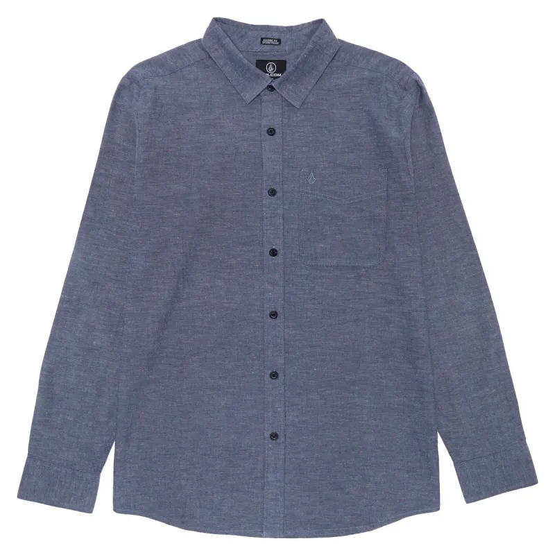 Volcom Date Knight Long Sleeve Shirt - Blue Wash sold by CCS