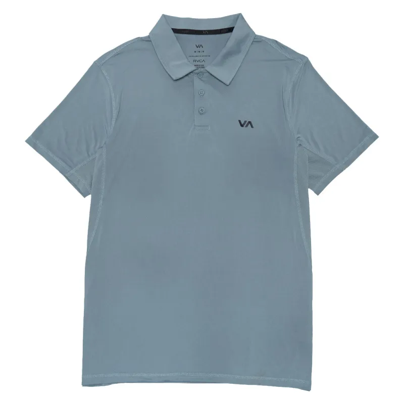 RVCA Sport Vent Polo Shirt - Lead sold by CCS