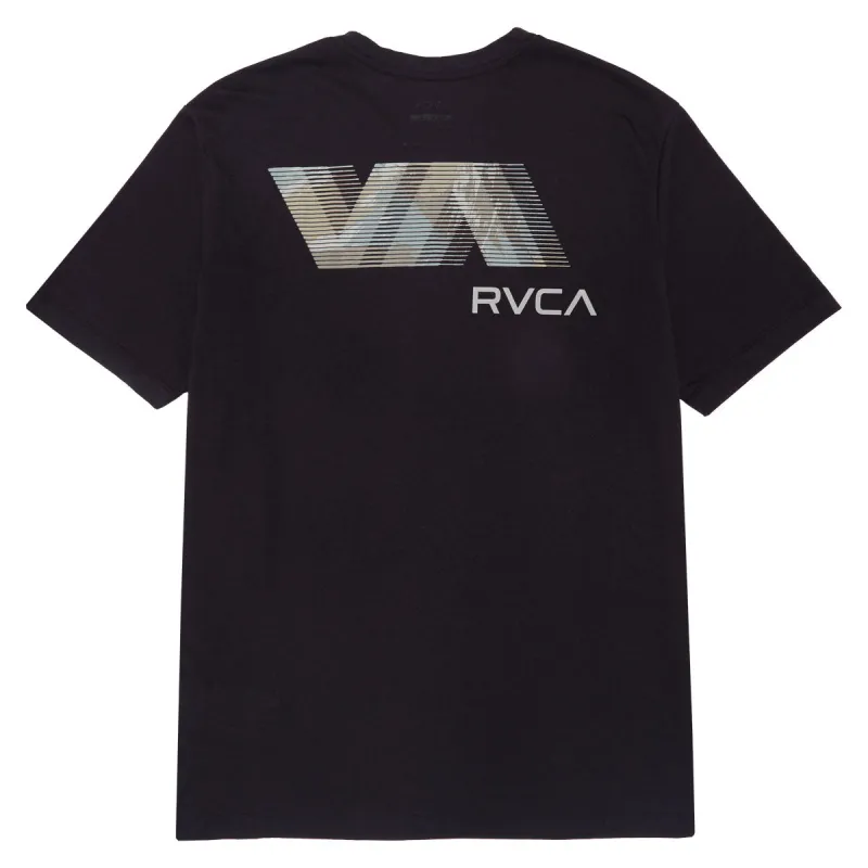 RVCA VA Blur Fill T-Shirt - Black sold by CCS