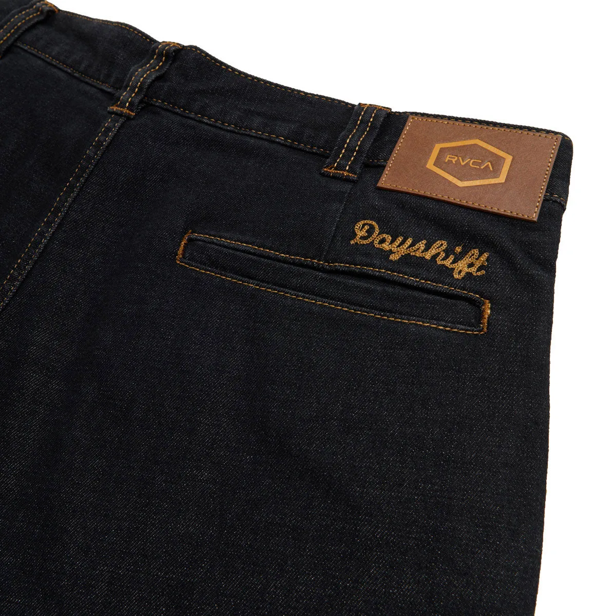 RVCA Americana Dayshift Denim Chino Pants - Black Denim sold by CCS product image thumbnail 4