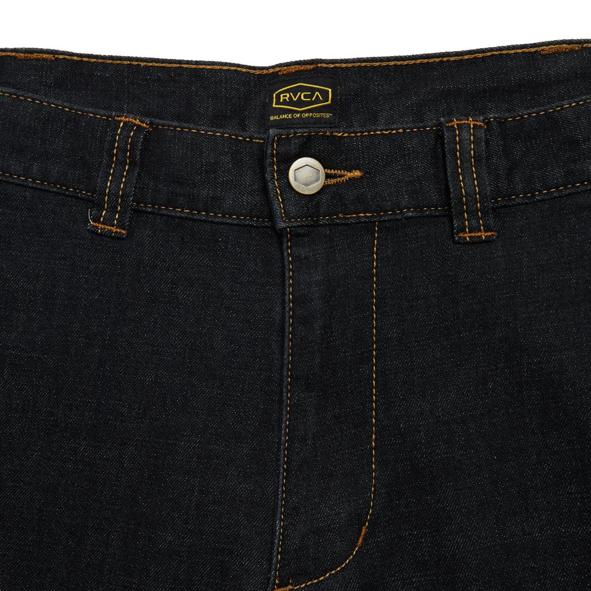 RVCA Americana Dayshift Denim Chino Pants - Black Denim sold by CCS product image thumbnail 5