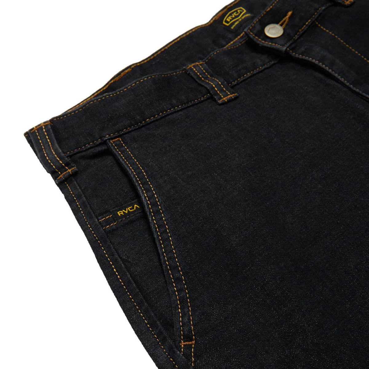 RVCA Americana Dayshift Denim Chino Pants - Black Denim sold by CCS product image thumbnail 3