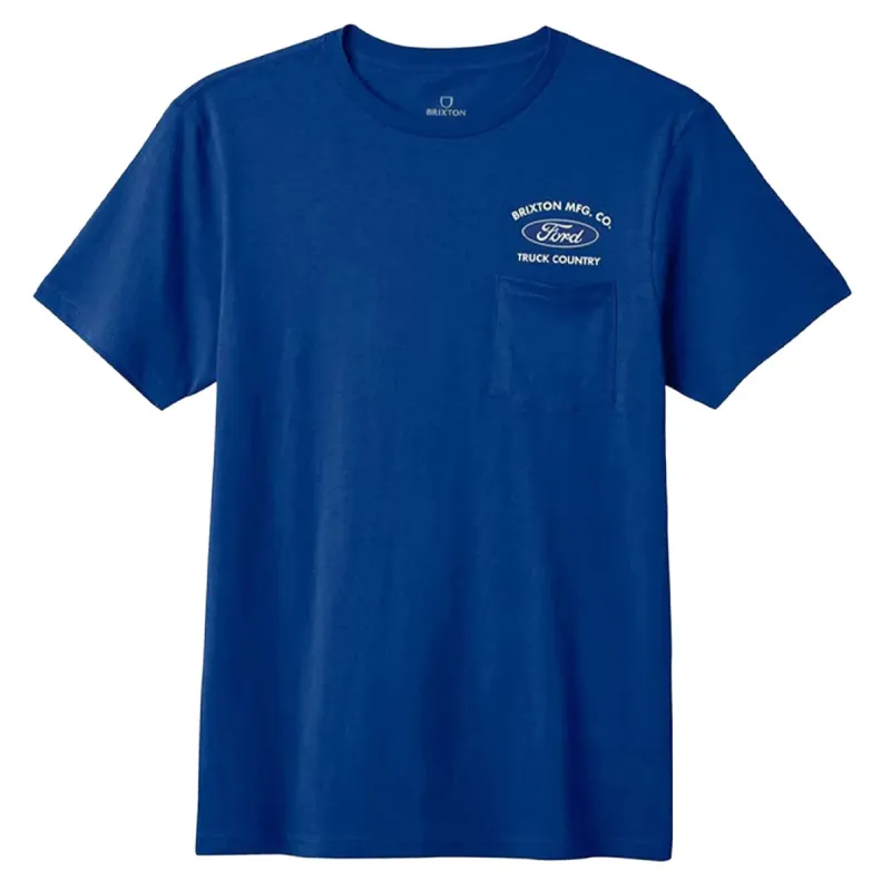 Brixton x Ford Truck Country Pocket T-Shirt - Ford Blue made by Brixton