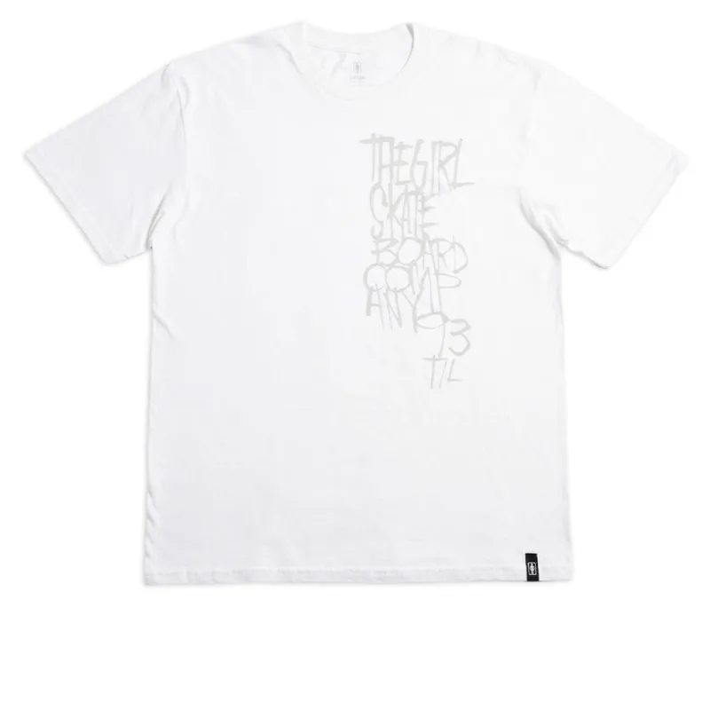 Girl Scrawl T-Shirt - White made by CCS