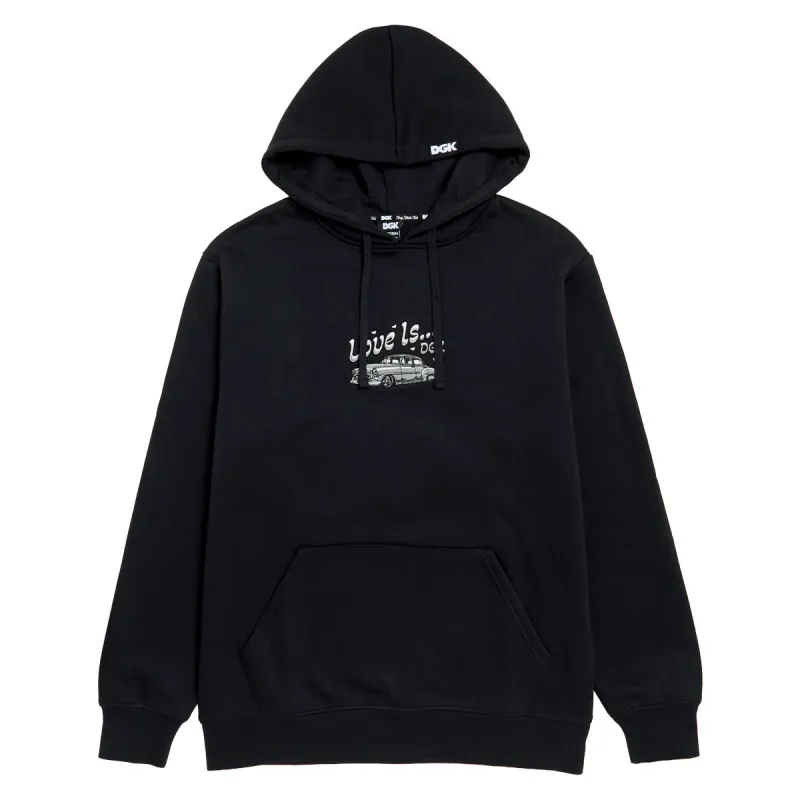 DGK Love Is... Hoodie - Black sold by CCS