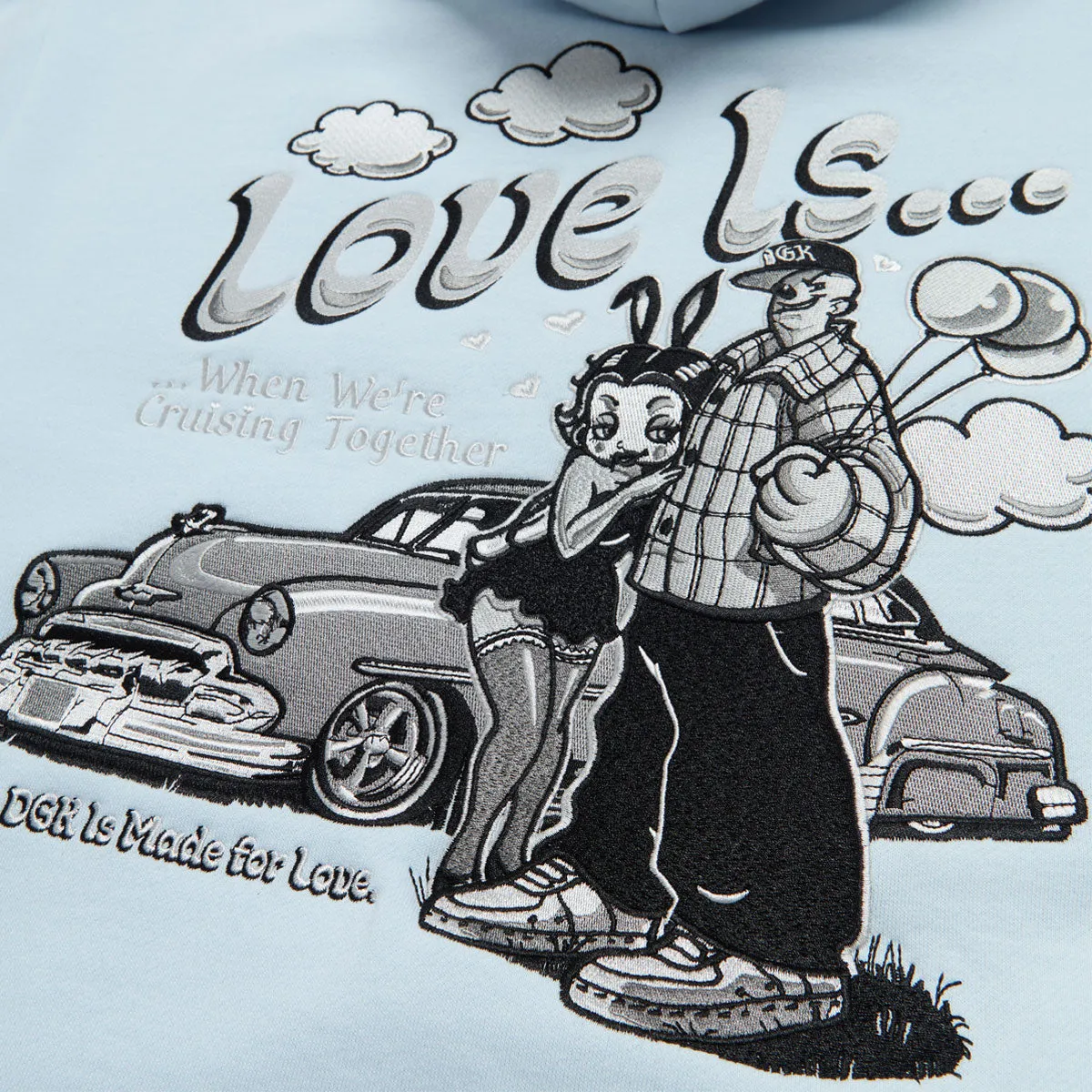 DGK Love Is... Hoodie - Powder Blue sold by CCS product image thumbnail 4