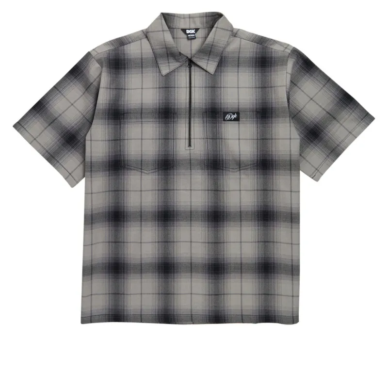 DGK Players Club Flannel Shirt - Gray sold by CCS
