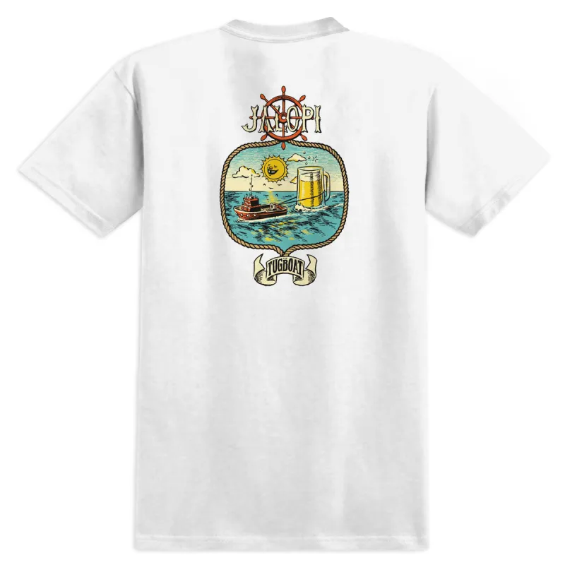 Anti-Hero Jalopi Tugboat T-Shirt - White sold by CCS