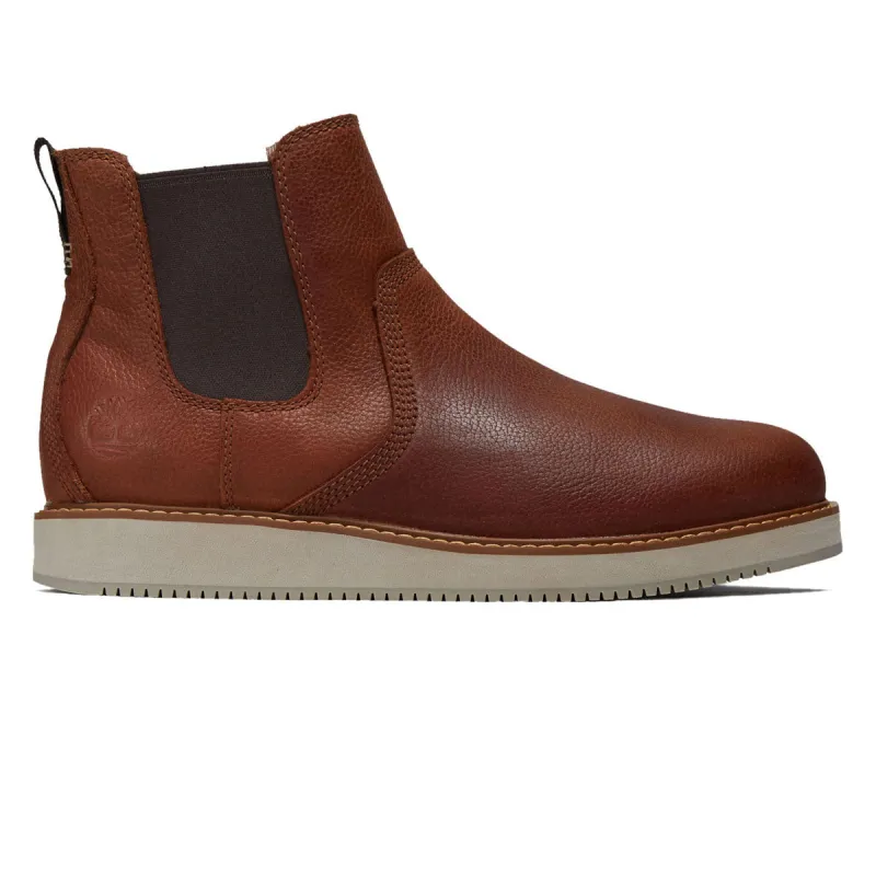 Timberland Redwood Edge Mid Chelsea Boots - Medium Brown Full Grain sold by CCS