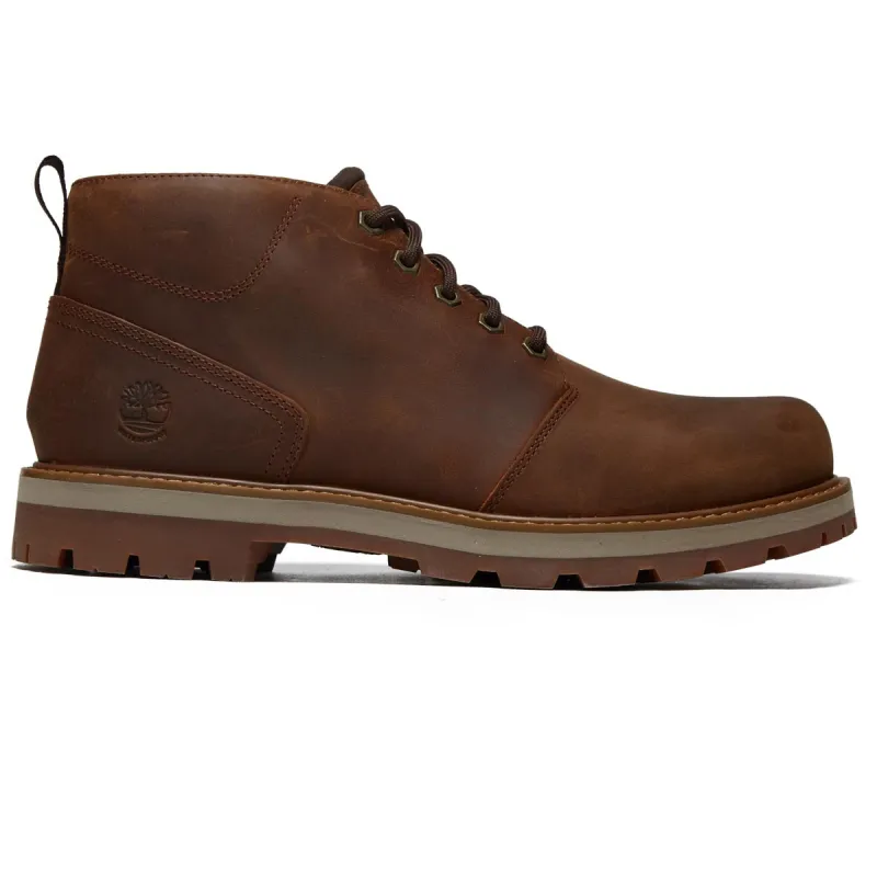 Timberland Britton Road Mid Lace Up Wp Chukka Boots - Rust Full Grain sold by CCS