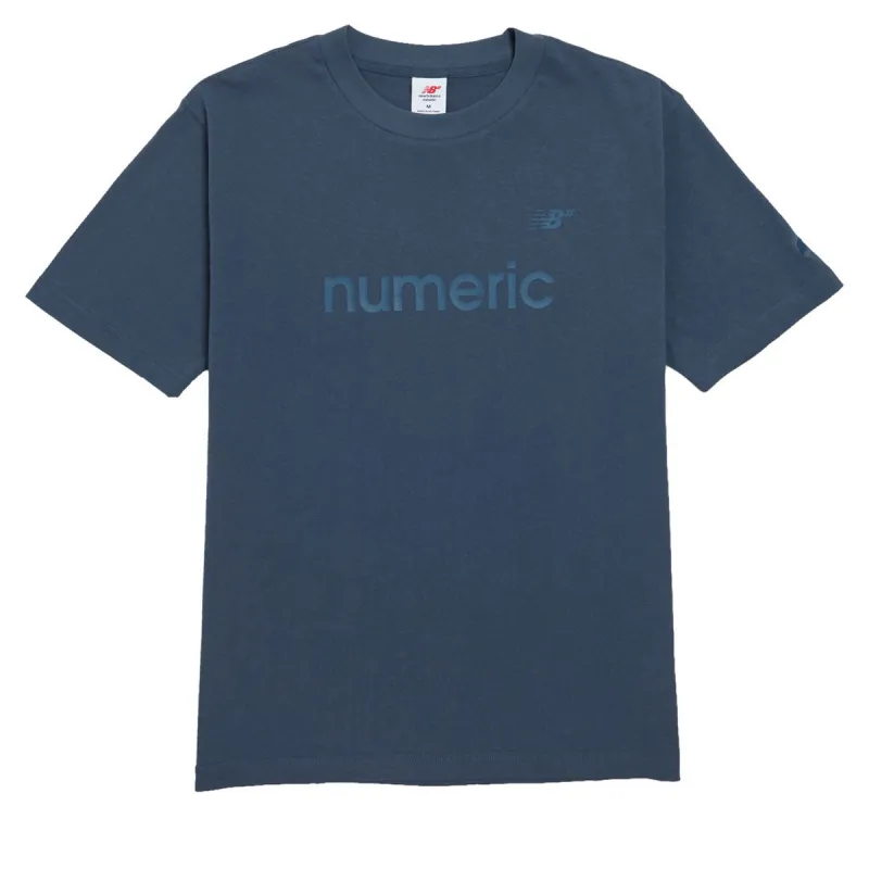 New Balance Numeric Cotton T-Shirt - Blue made by New Balance