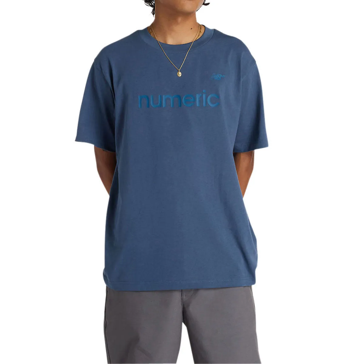 New Balance Numeric Cotton T-Shirt - Blue sold by CCS product image thumbnail 2