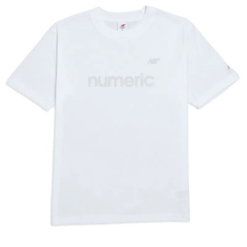 New Balance Numeric Cotton T-Shirt - White made by New Balance