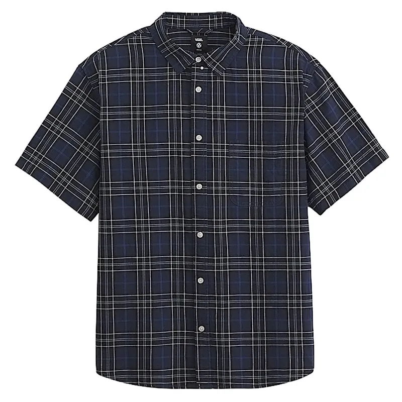 Vans Lawson Plaid Shirt - Parisian Night/Black made by Vans