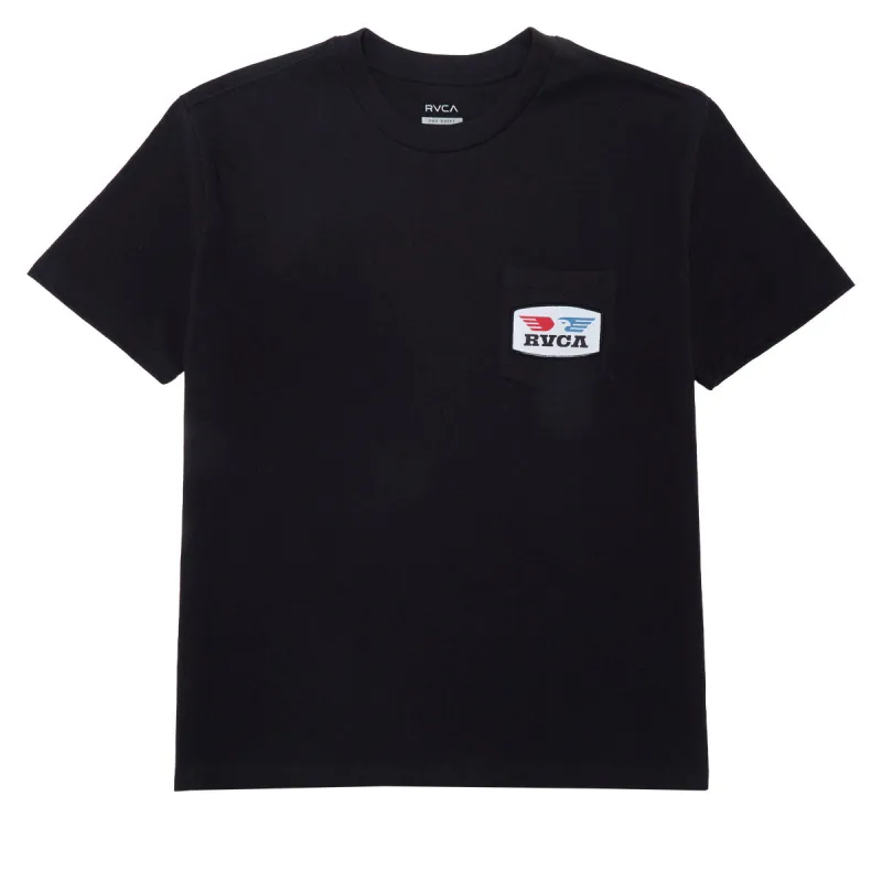 RVCA Soar Pocket T-Shirt - Black sold by CCS