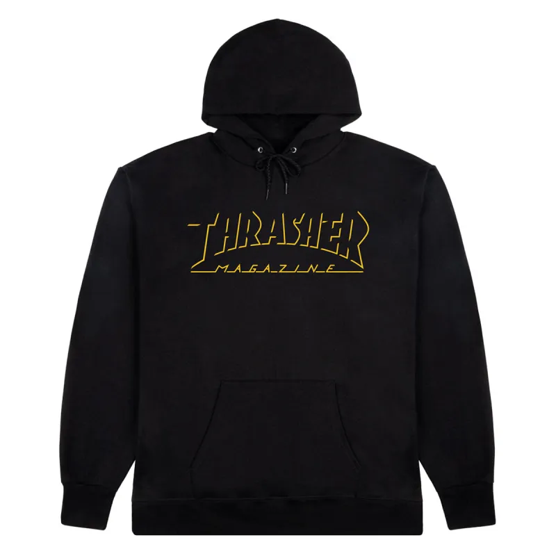 Thrasher Shadow Mag Logo Hoodie - Black sold by CCS