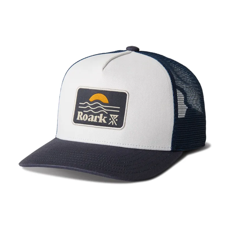 Roark Station Hat - White/Navy made by Roark
