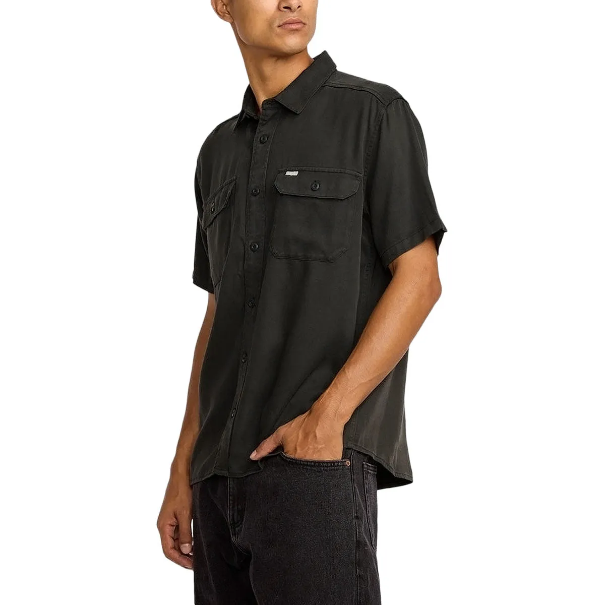 RVCA Vacancy Utility Shirt - Pirate Black sold by CCS product image thumbnail 3