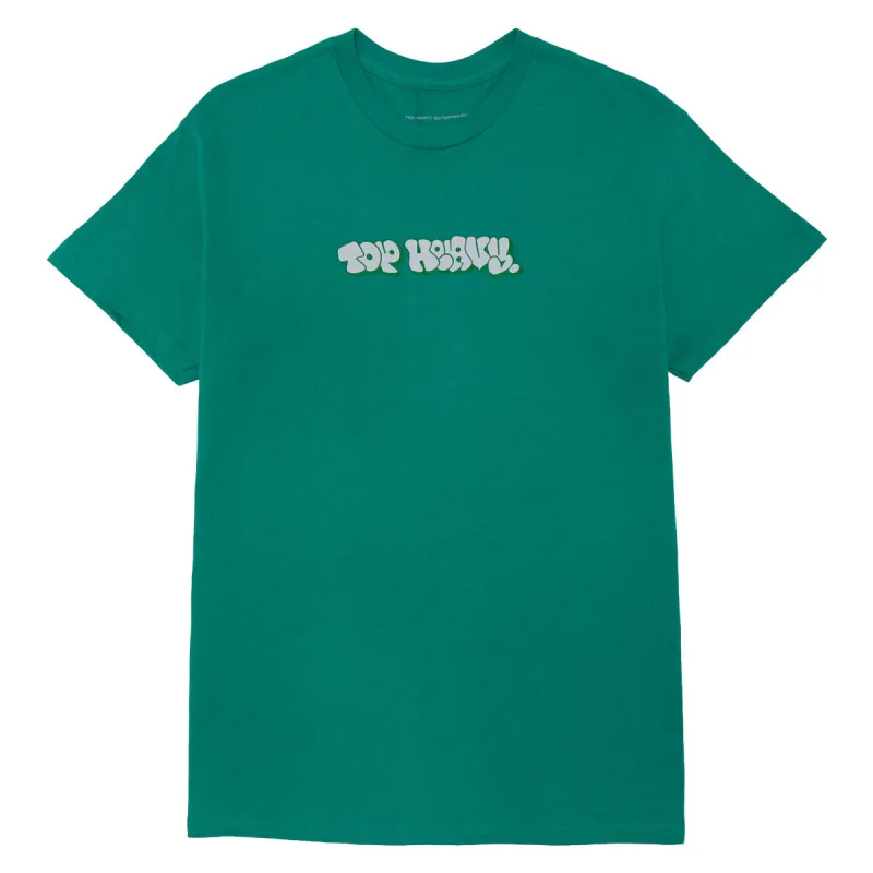 Top Heavy OG Throwie T-Shirt - Kelly Green/Light Gray/Dark Green made by CCS