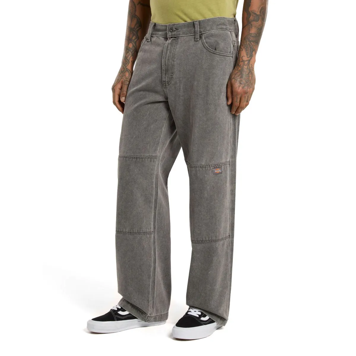 Dickies Double Knee Denim Jeans - Grey Wash Tinited sold by CCS product image thumbnail 3