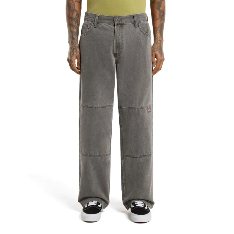 Dickies Double Knee Denim Jeans - Grey Wash Tinited sold by CCS